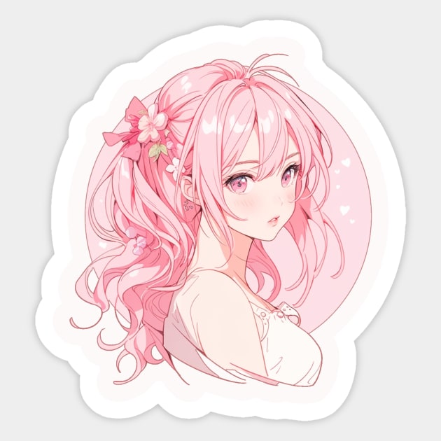 Anime girl Sticker by ZenZuko Art